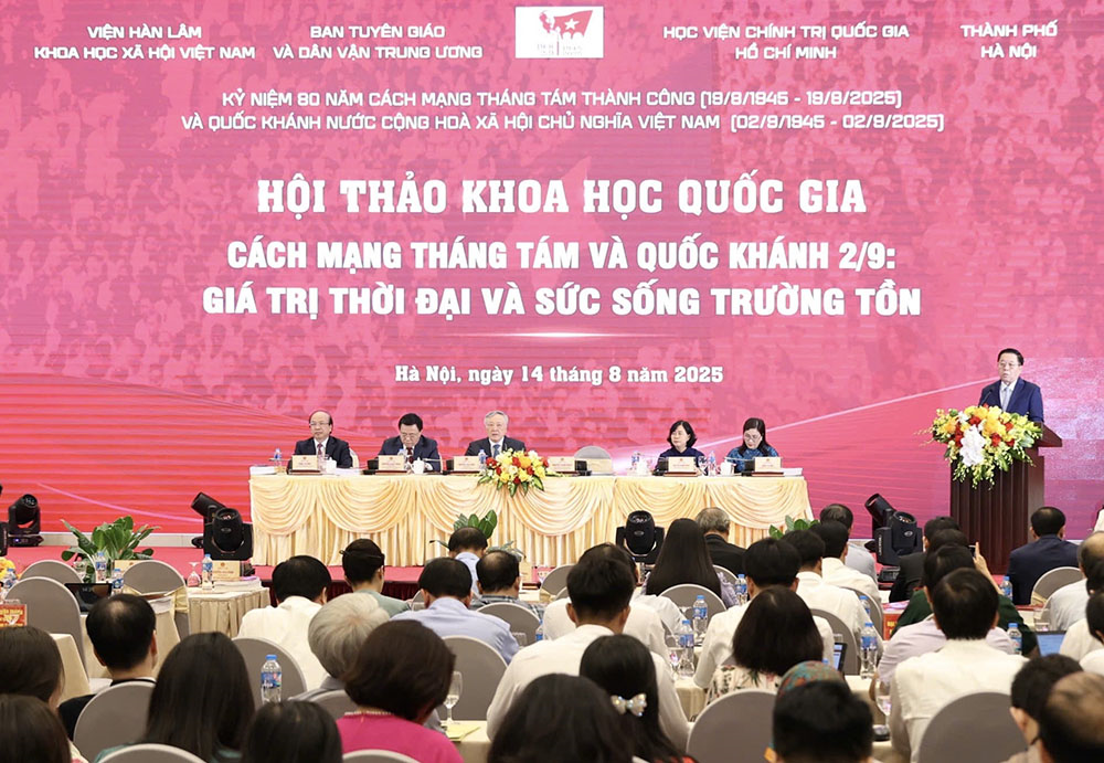 Hội thảo khoa học quốc gia kỷ niệm 80 năm Cách mạng Tháng Tám và Quốc khánh 2-9
