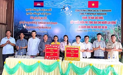 Ấn Tượng Chương Trình Khám Sức Khỏe Miễn Phí và Tặng Quà Ý Nghĩa của Công Ty 72 (Binh Đoàn 15) tại Campuchia