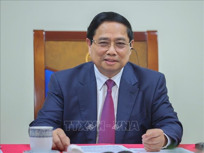 Thủ tướng Chính phủ Phạm Minh Chính điện đàm với Thủ tướng Campuchia Hun Manet