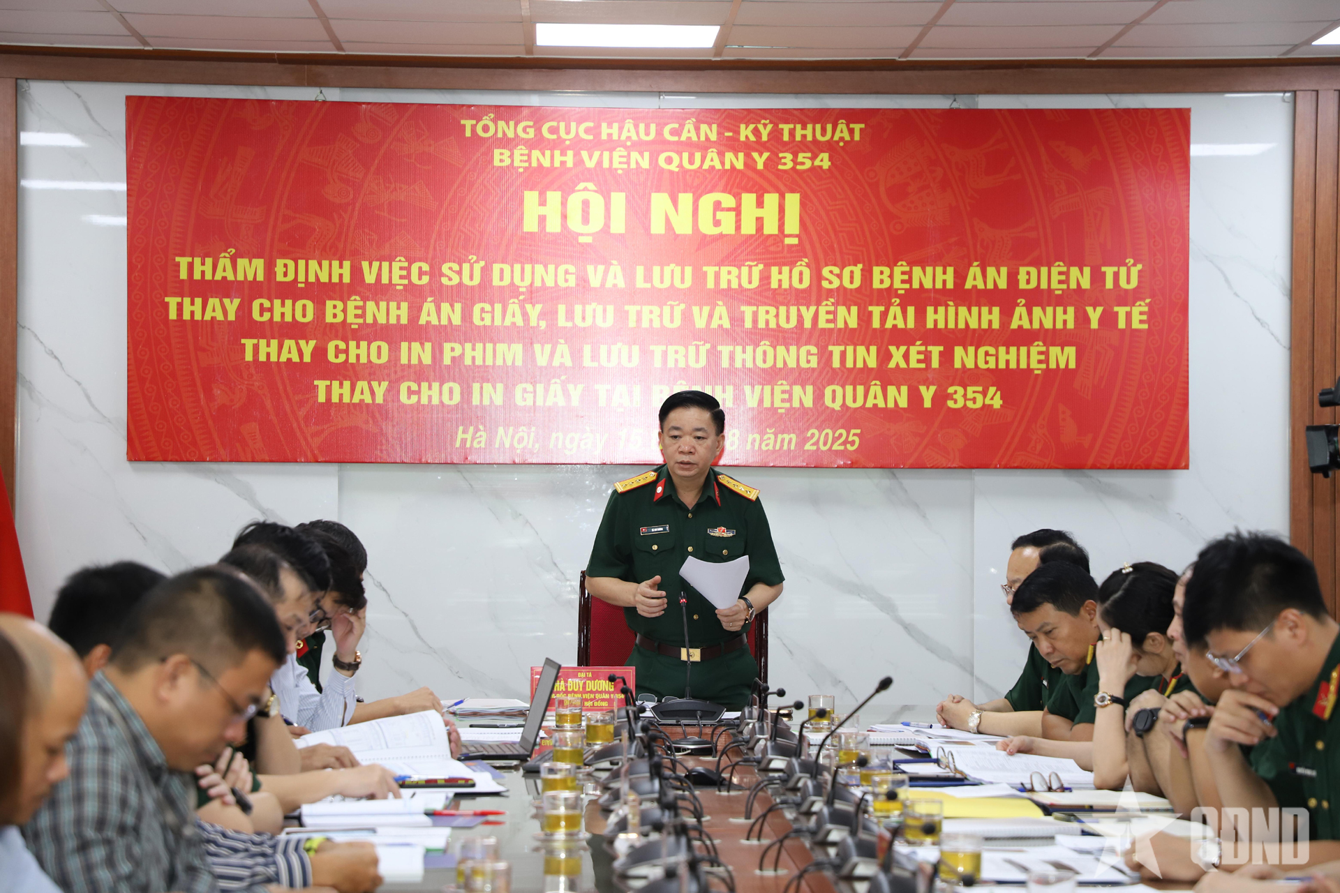 Đánh giá triển khai hồ sơ bệnh án điện tử tại Bệnh viện Quân y 354