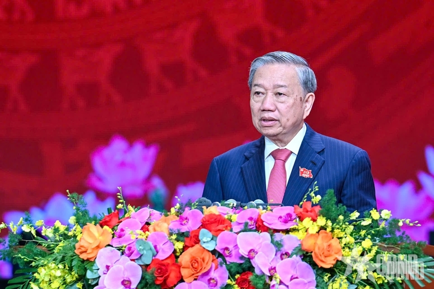 Tổng Bí thư Tô Lâm dự Lễ kỷ niệm 80 năm Ngày truyền thống Công an nhân dân, 20 năm Ngày hội toàn dân bảo vệ an ninh Tổ quốc và đón nhận Huân chương Sao vàng lần thứ V