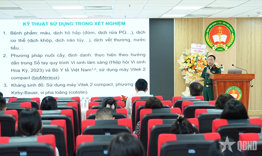 Nâng cao chất lượng “Giám sát vi khuẩn kháng kháng sinh” tại Bệnh viện Quân y 103