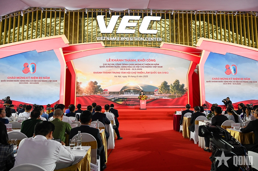 Tổng Bí thư và Thủ tướng dự Lễ khánh thành, khởi công các dự án, công trình chào mừng 80 Quốc khánh