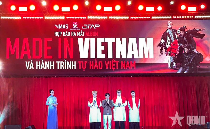 DTAP ra mắt album “Made in Vietnam” và khởi động hành trình “Tự hào Việt Nam”