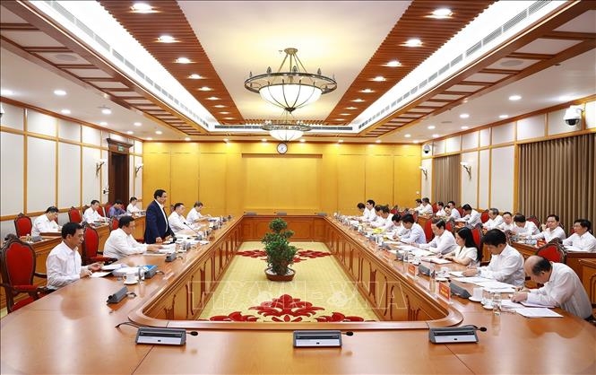 Hai Tổ công tác của Bộ Chính trị làm việc với Ban Thường vụ Tỉnh ủy các tỉnh Sơn La, Thanh Hóa, Bắc Ninh, Lạng Sơn