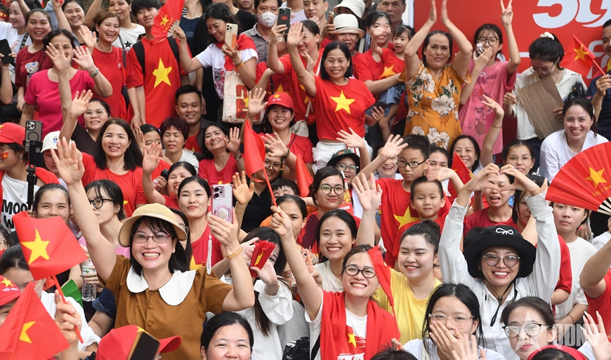 Lực lượng diễu binh, diễu hành cơ động về khu vực quanh Quảng trường Ba Đình, sẵn sàng tổng hợp luyện