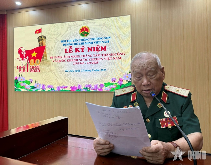 Hội Truyền thống Trường Sơn-Đường Hồ Chí Minh Việt Nam tổ chức gặp mặt kỷ niệm