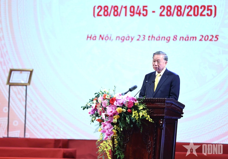 Tổng Bí thư Tô Lâm dự kỷ niệm 80 năm Ngày truyền thống Ngành Văn hóa