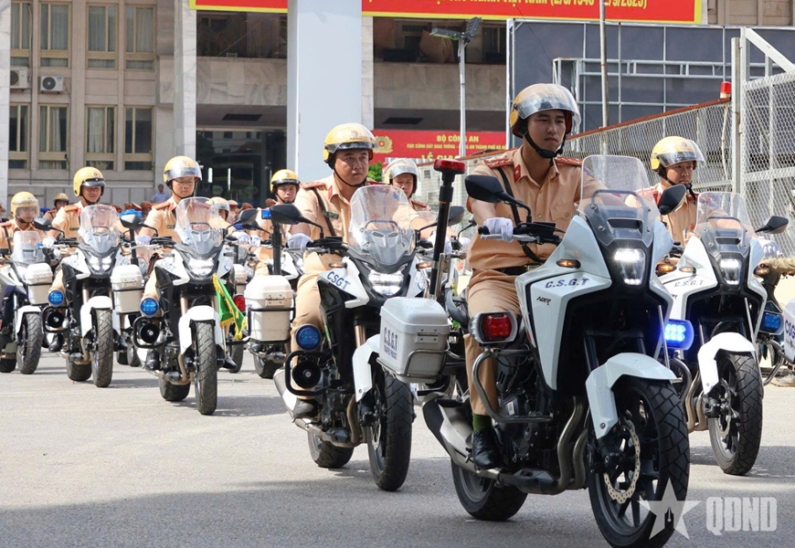 Hà Nội được tăng cường hơn 600 cảnh sát giao thông phục vụ Đại lễ