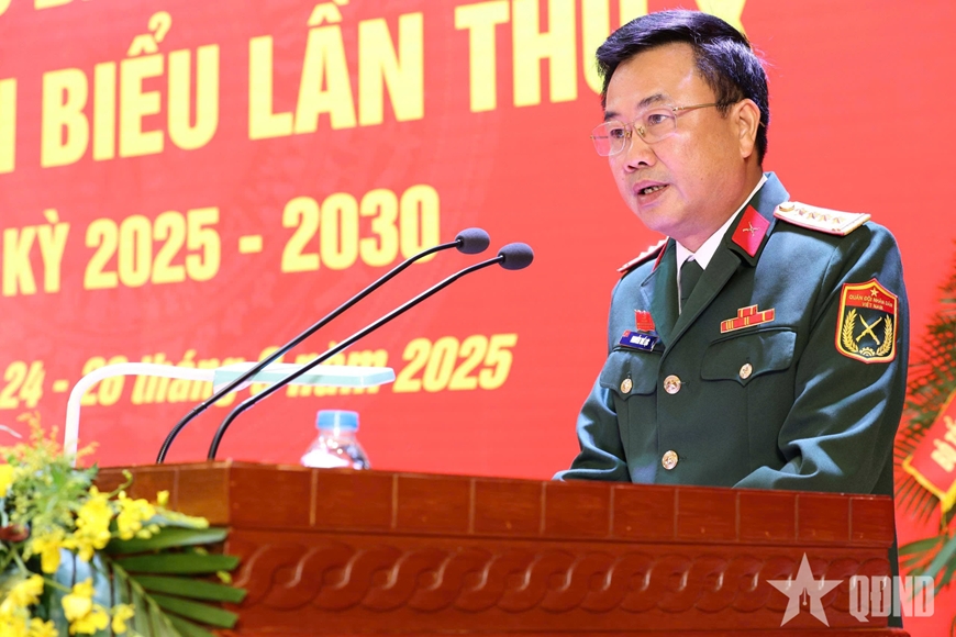 Thượng tướng Lê Huy Vịnh dự chỉ đạo Đại hội Đảng bộ Binh đoàn 12, nhiệm kỳ 2025-2030