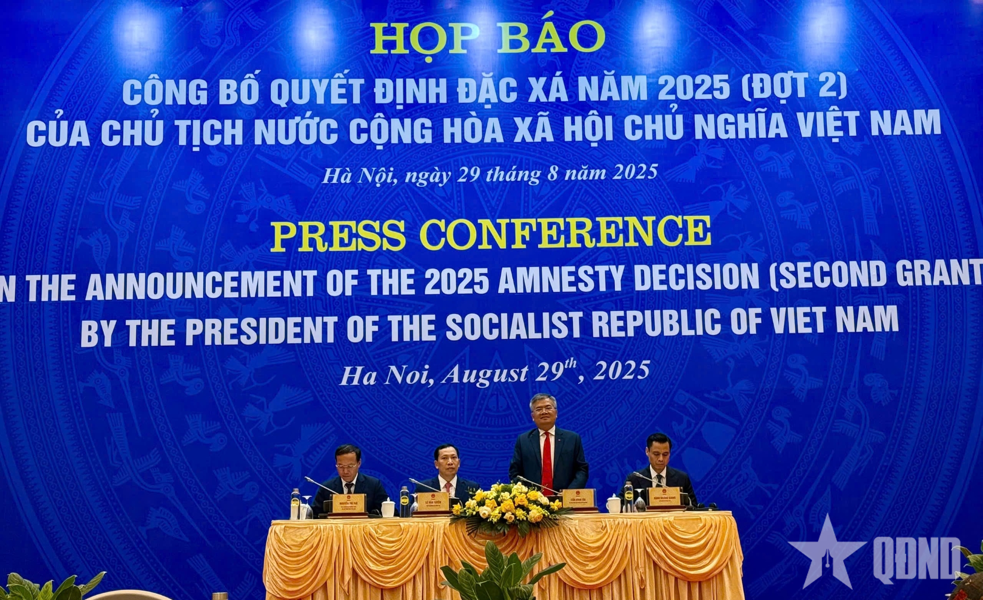 13.920 phạm nhân và người được tạm đình chỉ chấp hành án phạt tù được đặc xá dịp Quốc khánh 2-9