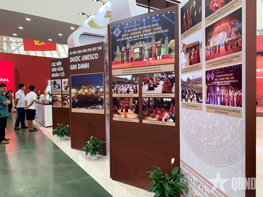 Dấu ấn đất Tổ tại Triển lãm 80 năm thành tựu đất nước