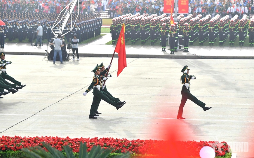Hình ảnh các khối diễu binh hùng tráng của Quân đội nhân dân Việt Nam
