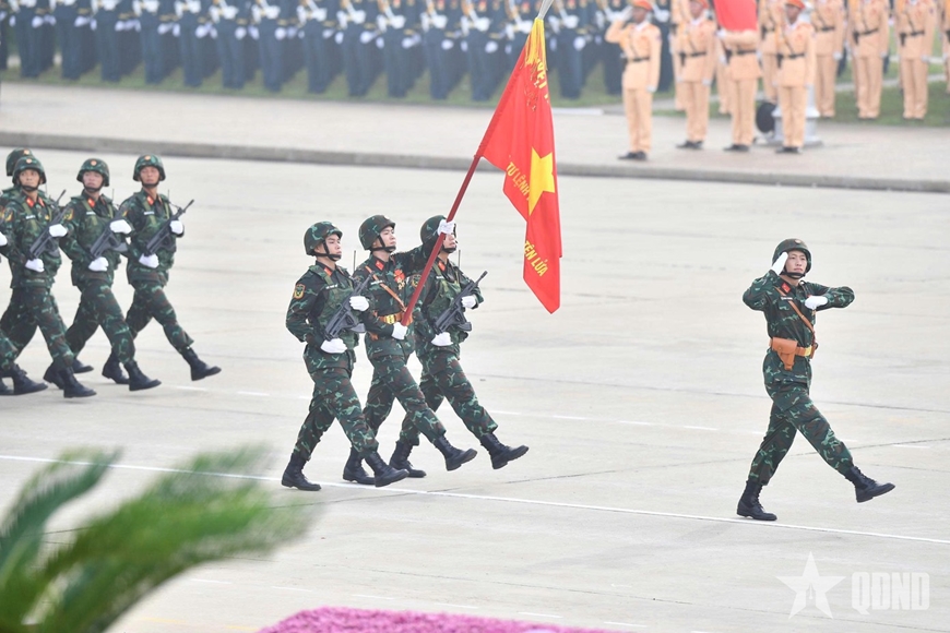 Hình ảnh các khối diễu binh hùng tráng của Quân đội nhân dân Việt Nam