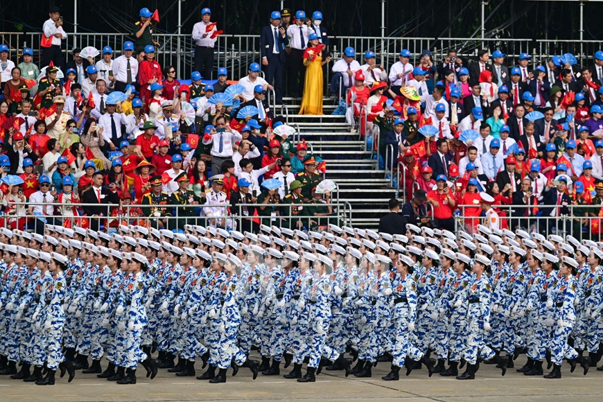 TRỰC TIẾP: Tưng bừng kỷ niệm 80 năm Tết Độc lập: Hào hùng khí thế diễu binh, diễu hành