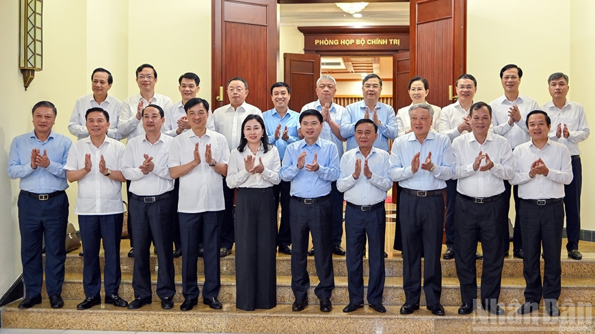 Tổ Công tác của Bộ Chính trị làm việc với các Ban Thường vụ Tỉnh ủy: Ninh Bình, Đắk Lắk và Lào Cai