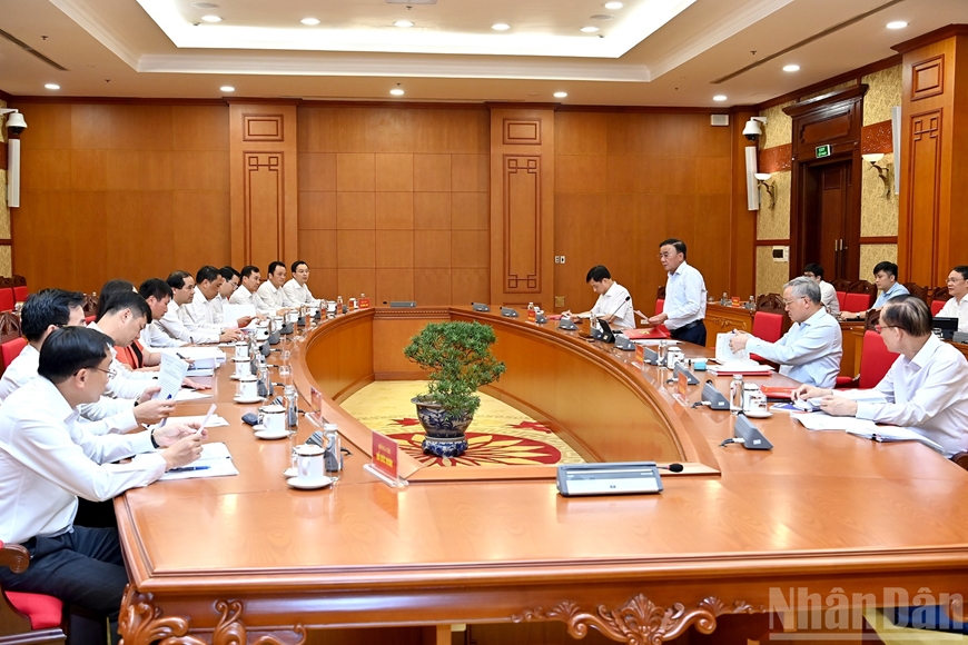 Tổ Công tác của Bộ Chính trị làm việc với các Ban Thường vụ Tỉnh ủy: Ninh Bình, Đắk Lắk và Lào Cai