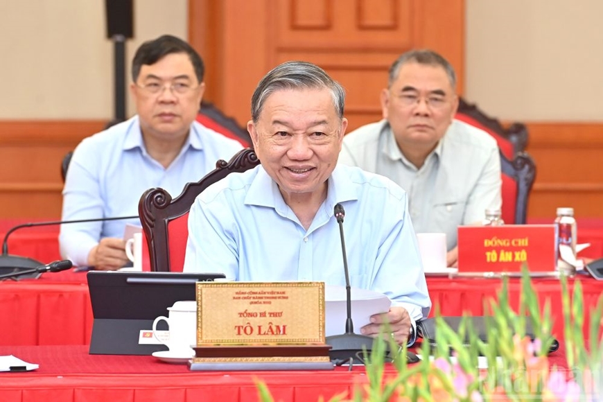 Bộ Chính trị cho ý kiến về công tác chuẩn bị Đại hội đại biểu Đảng bộ Công an Trung ương lần thứ VIII