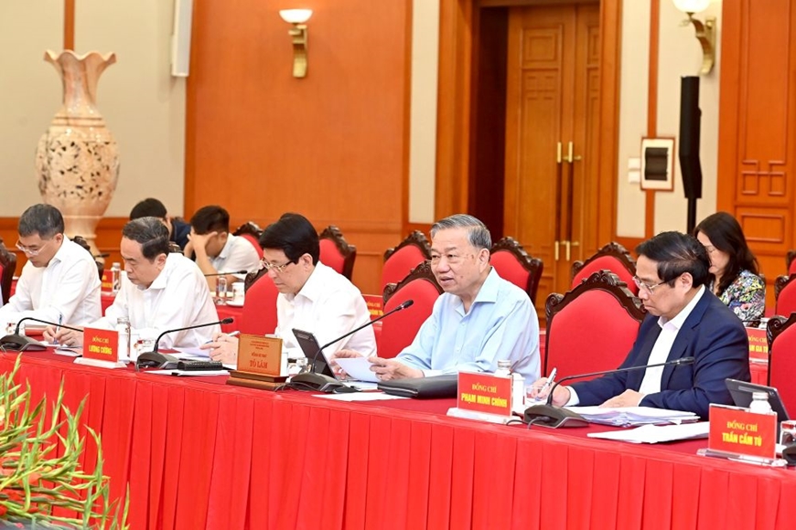 Bộ Chính trị cho ý kiến về công tác chuẩn bị Đại hội đại biểu Đảng bộ Công an Trung ương lần thứ VIII