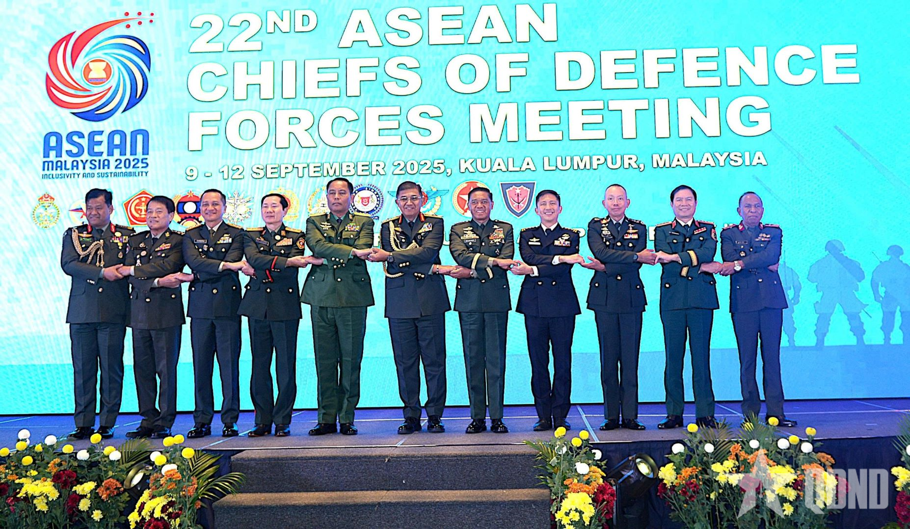 Một số hình ảnh hoạt động của Đại tướng Nguyễn Tân Cương tại Hội nghị ACDFM-22