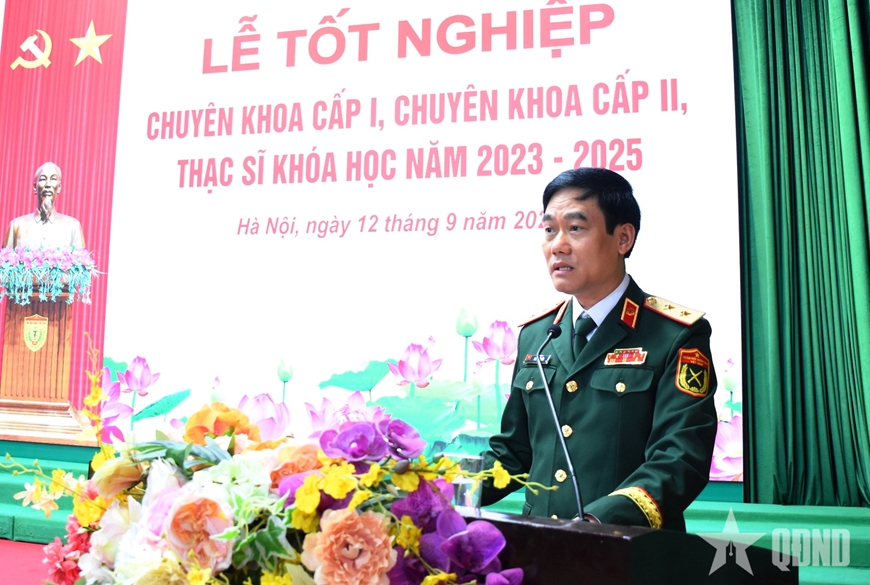 Học viện Quân y: 165 tân chuyên khoa cấp I, cấp II, thạc sĩ khóa 2023-2025 tốt nghiệp