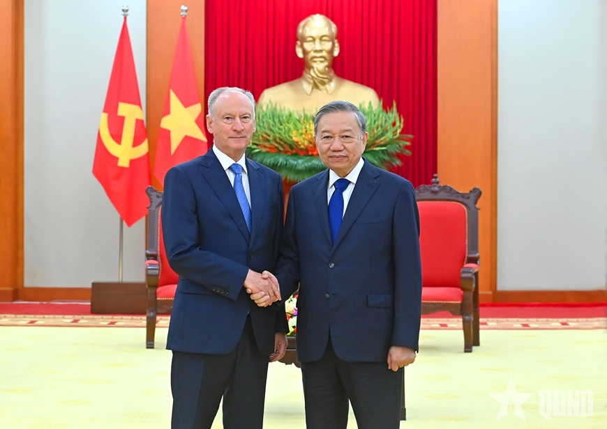 Tổng Bí thư Tô Lâm tiếp Trợ lý Tổng thống, Chủ tịch Hội đồng Biển Liên bang Nga