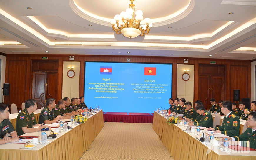 Hội đàm giữa cơ quan tác chiến Quân đội hai nước Việt Nam và Campuchia
