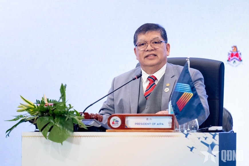 Chủ tịch Quốc hội Trần Thanh Mẫn phát biểu tại Phiên toàn thể thứ nhất Đại hội đồng AIPA-46