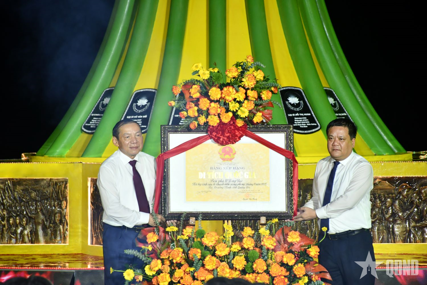 Quảng Trị: Đón nhận bằng xếp hạng di tích quốc gia Di tích lịch sử Bến phà II Long Đại