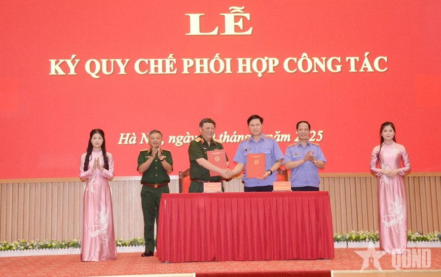 Cơ quan điều tra Viện Kiểm sát nhân dân tối cao và Cục Bảo vệ an ninh Quân đội ký Quy chế phối hợp công tác