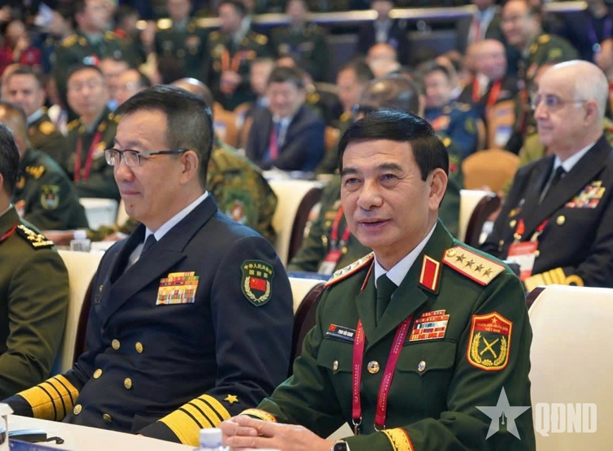 Một số hình ảnh hoạt động của Bộ trưởng Phan Văn Giang trong chuyến tham dự Diễn đàn Hương Sơn Bắc Kinh lần thứ 12