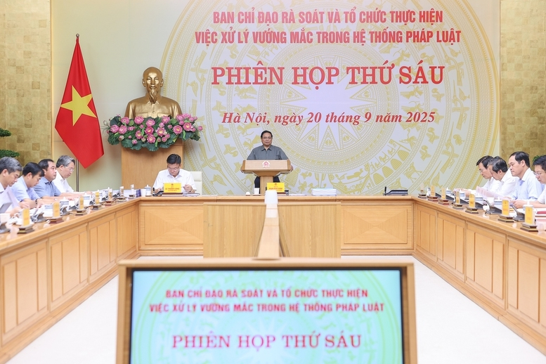 Thủ tướng Phạm Minh Chính nêu 3 mục tiêu trong rà soát, xử lý vướng mắc trong hệ thống pháp luật