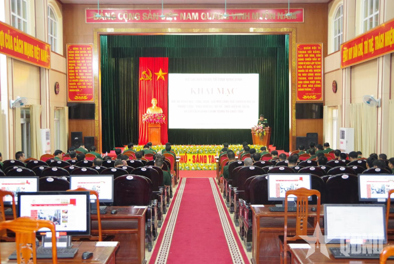 Bộ CHQS tỉnh Ninh Bình: Nâng cao chất lượng công tác phát triển khoa học, công nghệ, đổi mới sáng tạo, chuyển đổi số