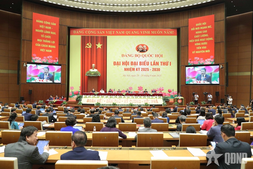 Đại hội đại biểu Đảng bộ Quốc hội lần thứ I, nhiệm kỳ 2025-2030 tiến hành phiên trù bị