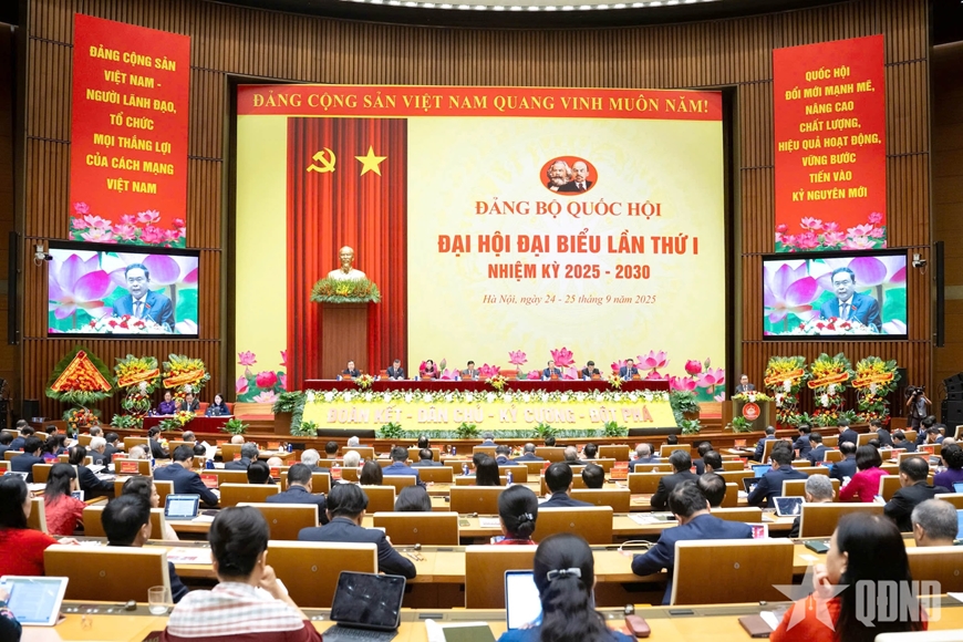 Bế mạc Đại hội đại biểu Đảng bộ Quốc hội lần thứ I, nhiệm kỳ 2025 - 2030