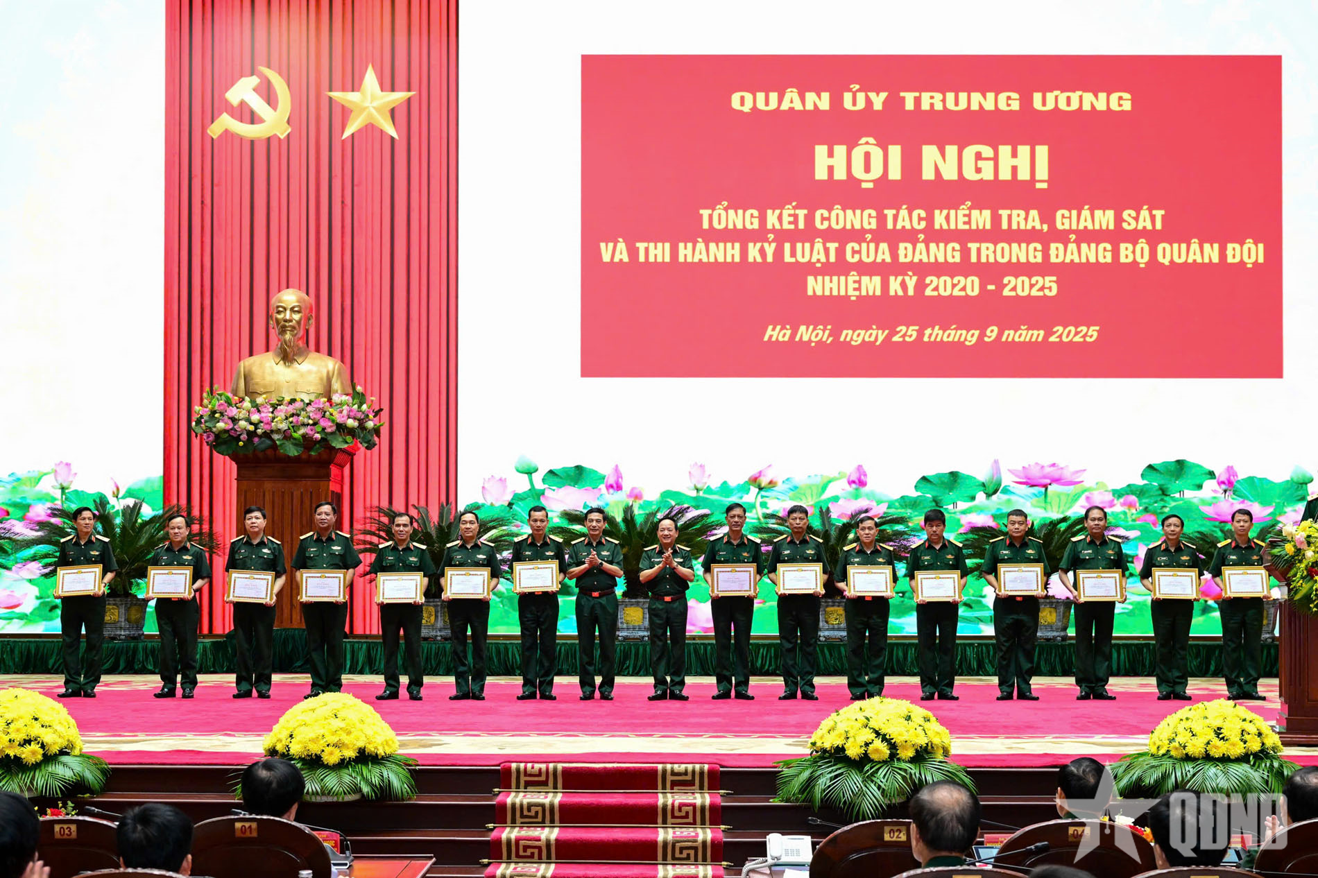 Tổng kết công tác kiểm tra, giám sát và thi hành kỷ luật của Đảng trong Đảng bộ Quân đội nhiệm kỳ 2020-2025