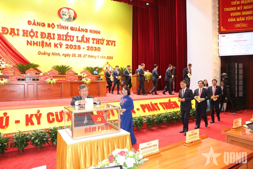 Khai mạc trọng thể Đại hội đại biểu Đảng bộ tỉnh Quảng Ninh lần thứ XVI, nhiệm kỳ 2025 - 2030