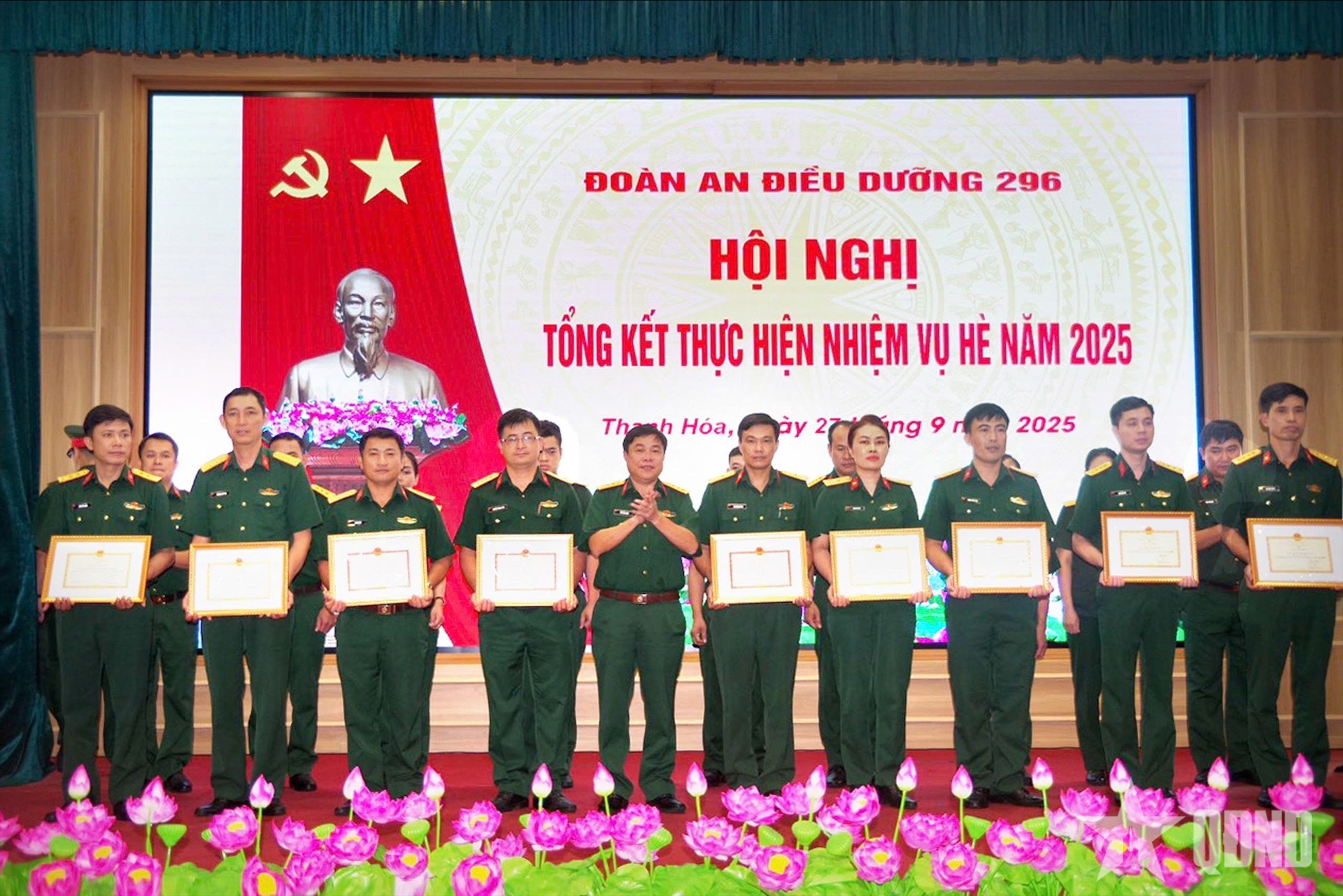 Đoàn An điều dưỡng 296 hoàn thành toàn diện các mặt công tác