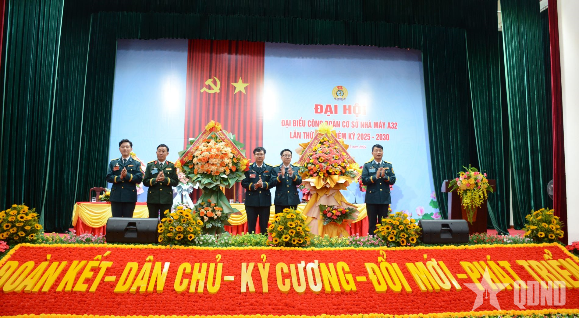 Đại hội đại biểu Công đoàn cơ sở Nhà máy A32 (Quân chủng Phòng không – Không quân), nhiệm kỳ 2025-2030