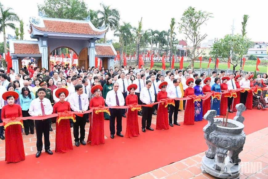 Chủ tịch Quốc hội Trần Thanh Mẫn dự Lễ khánh thành Khu lưu niệm Trưởng ban Thường trực Quốc hội Bùi Bằng Đoàn