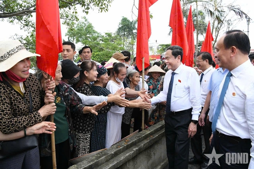 Chủ tịch Quốc hội Trần Thanh Mẫn dự Lễ khánh thành Khu lưu niệm Trưởng ban Thường trực Quốc hội Bùi Bằng Đoàn