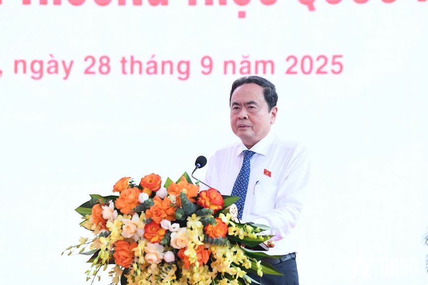 Chủ tịch Quốc hội Trần Thanh Mẫn dự Lễ khánh thành Khu lưu niệm Trưởng ban Thường trực Quốc hội Bùi Bằng Đoàn