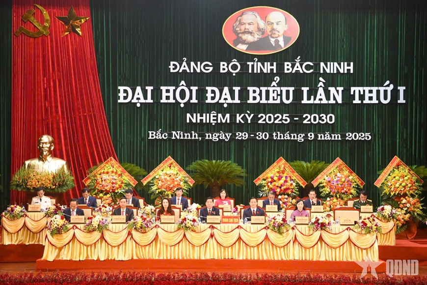 Khai mạc Đại hội đại biểu Đảng bộ tỉnh Bắc Ninh lần thứ nhất, nhiệm kỳ 2025-2030