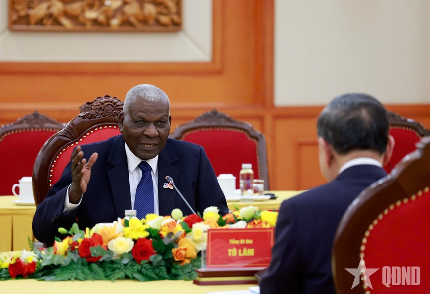 Chủ tịch Quốc hội Cuba hội kiến Tổng Bí thư Tô Lâm