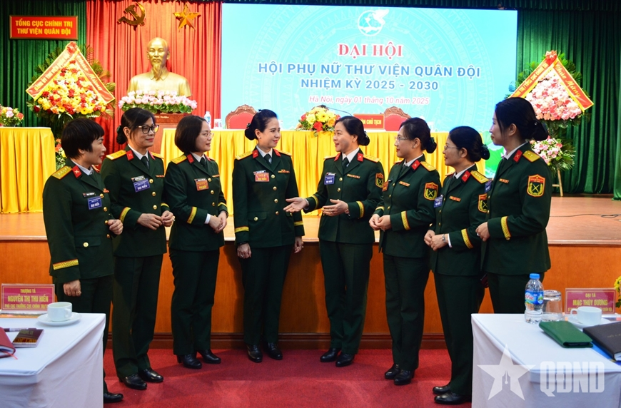 Hội Phụ nữ Thư viện Quân đội tổ chức Đại hội nhiệm kỳ 2025-2030
