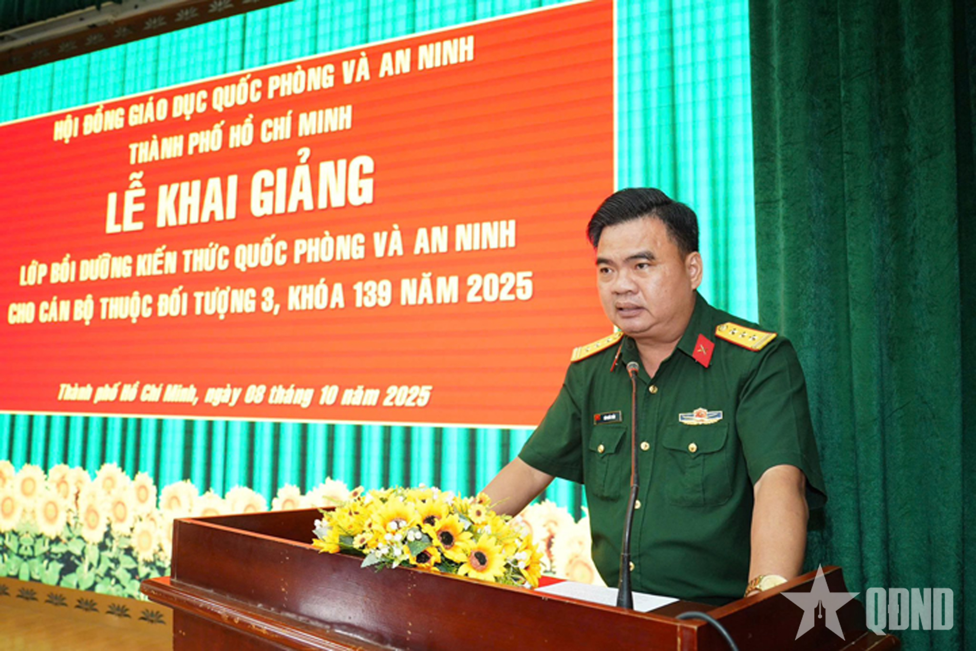 TP Hồ Chí Minh: Bồi dưỡng kiến thức quốc phòng và an ninh cho cán bộ đối tượng 3