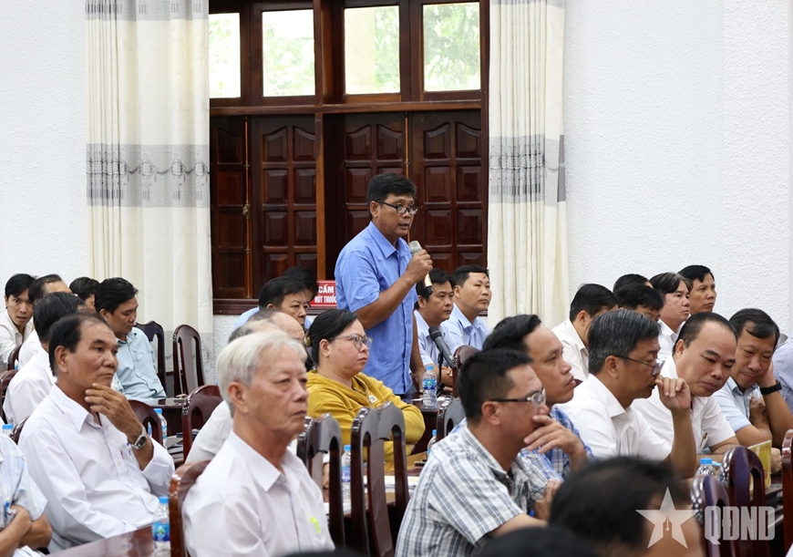 Chủ tịch Quốc hội Trần Thanh Mẫn tiếp xúc cử tri thành phố Cần Thơ trước Kỳ họp thứ mười, Quốc hội khóa XV