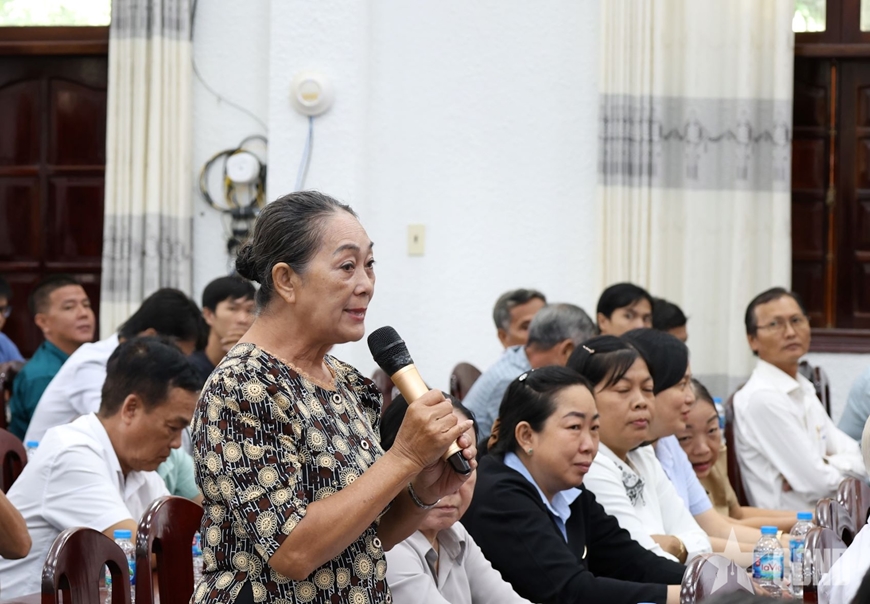 Chủ tịch Quốc hội Trần Thanh Mẫn tiếp xúc cử tri thành phố Cần Thơ trước Kỳ họp thứ mười, Quốc hội khóa XV