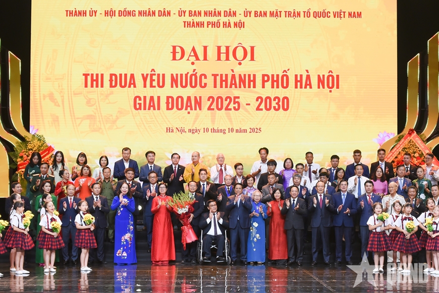 Thủ tướng Phạm Minh Chính dự Đại hội Thi đua yêu nước TP Hà Nội giai đoạn 2025-2030