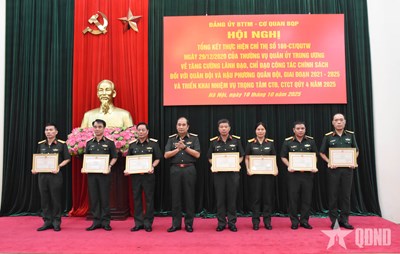 View - 	Bộ Tổng Tham mưu thực hiện tốt công tác chính sách đối với quân đội